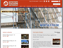 Tablet Screenshot of downtowntucson.org